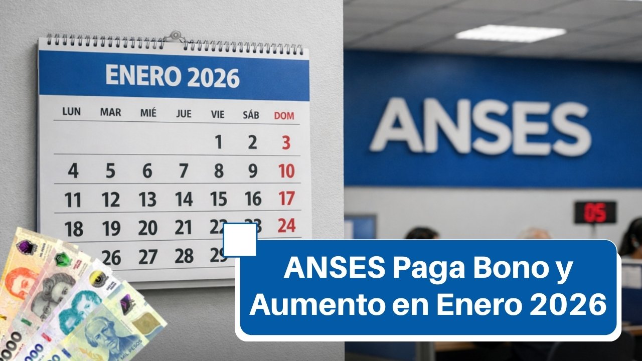 ANSES Paga Bono y Aumento en Enero 2026: ¿Quiénes lo reciben?